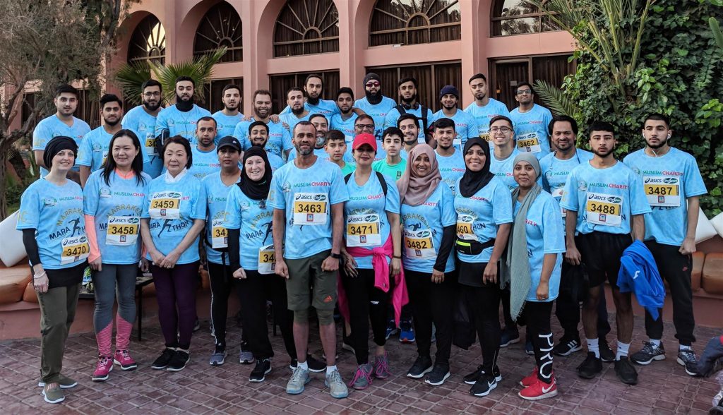 Over 30 #TeamMC runners take part in Marrakech Marathon to support ‘Children of the World’