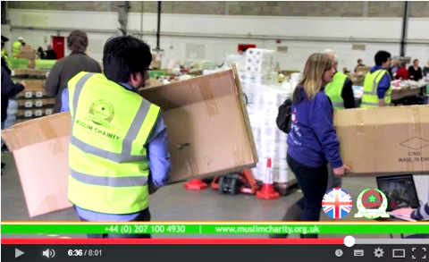 Muslim Charity assists the flood affected in the UK