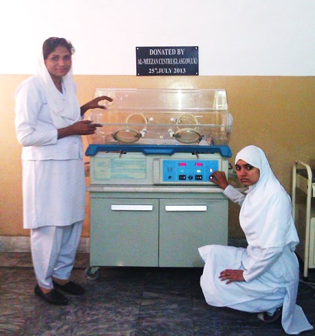 Saving lives of babies through the provision of incubators