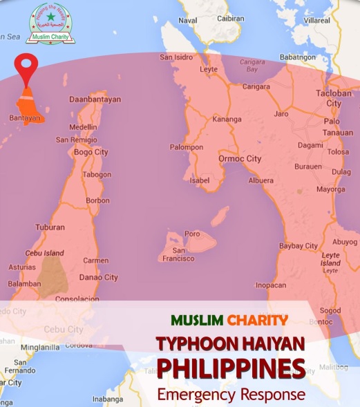 Muslim Charity is helping survivors in Bantayan Island, Philippines, following Typhoon Haiyan