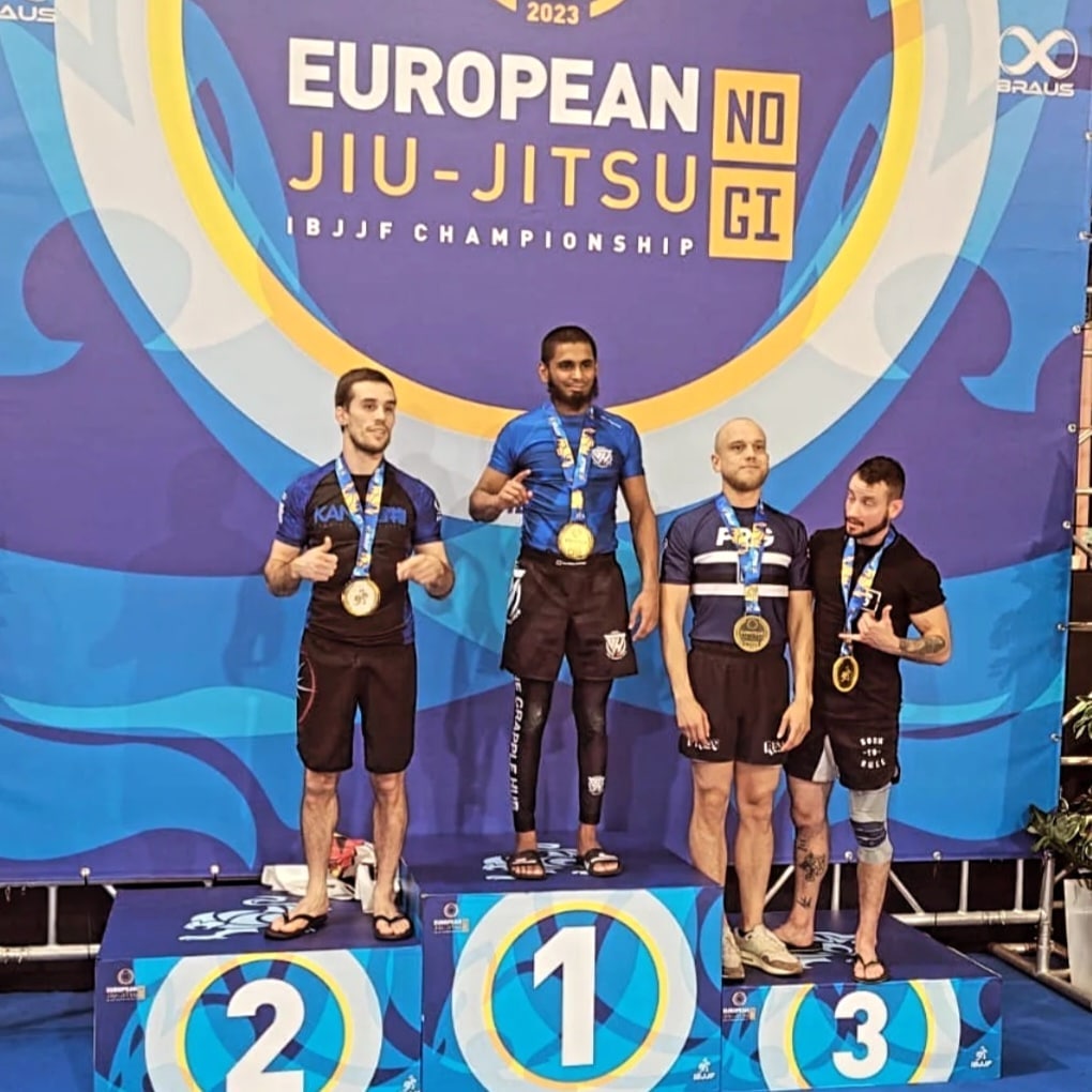 Abdul Hannan Secures European Gold, Targets World No Gi in Vegas