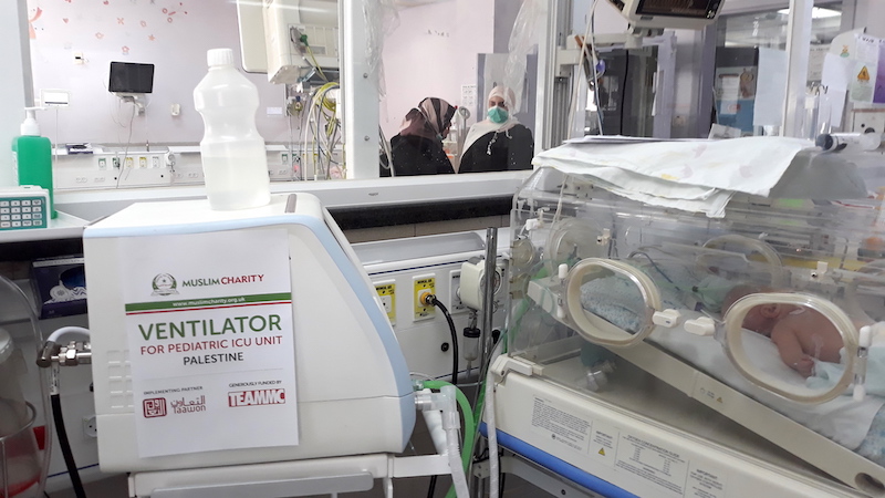 Ventilator handed over to Jerusalem Hospital