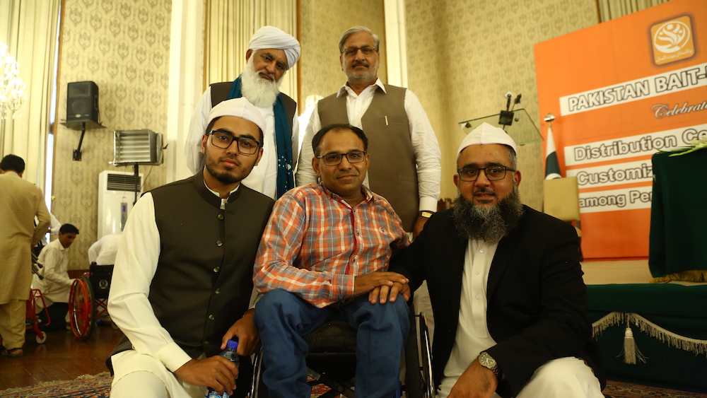 Muslim Charity provides 250 customised wheel chairs for disabled persons in Pakistan
