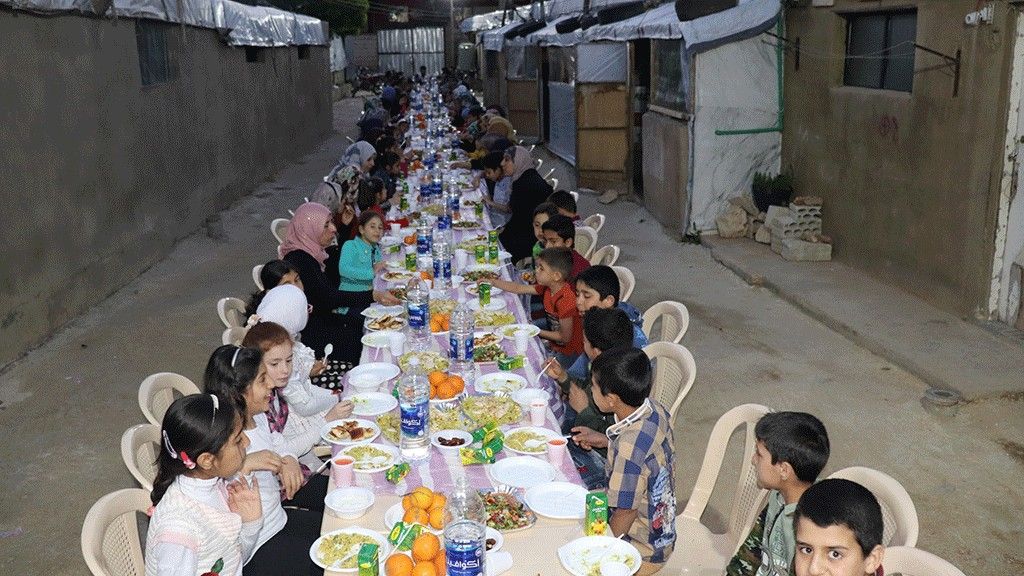 COMMUNITY IFTAR FOR SYRIAN REFUGEES IN LEBANON